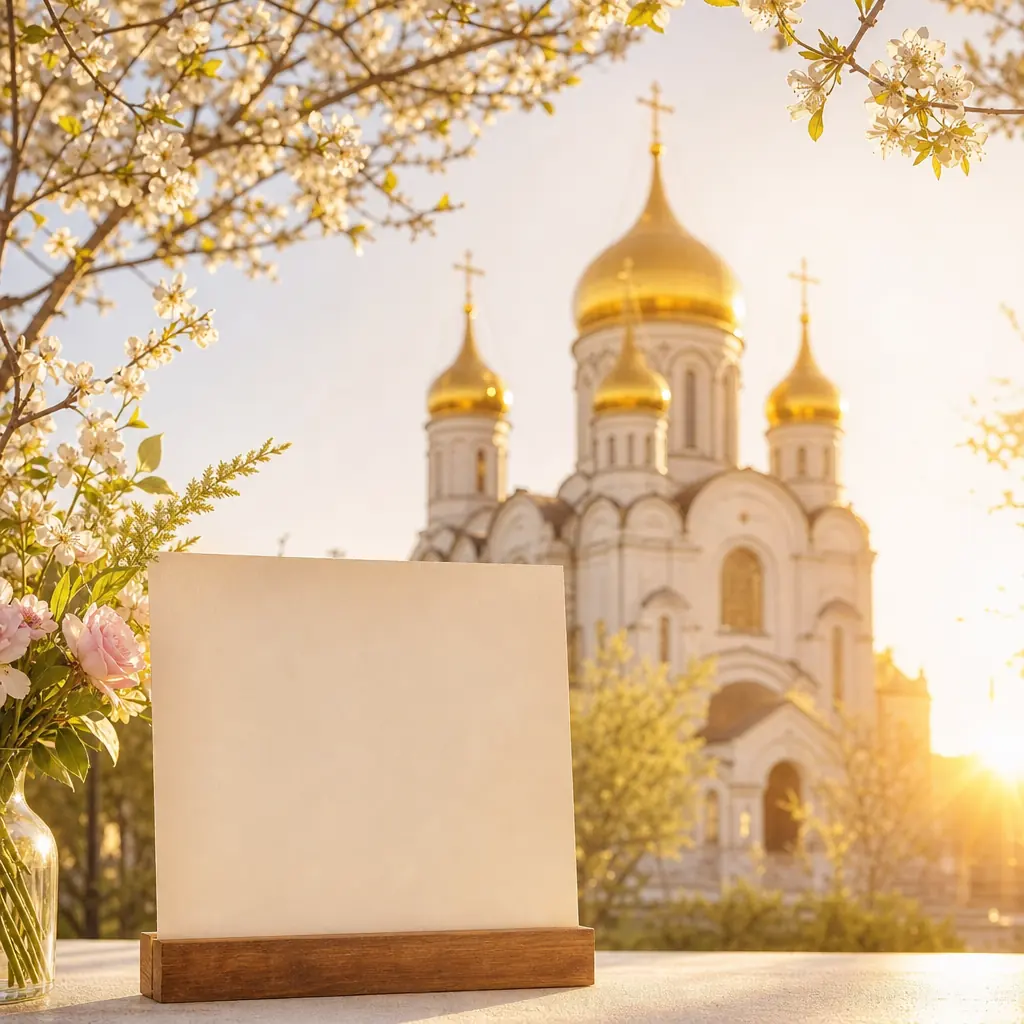 Промпт для изображения к церковному празднику